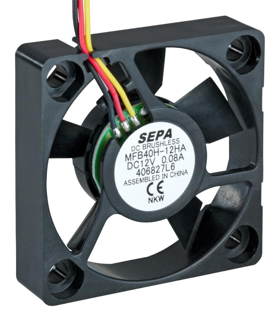 MFB40H12A FAN, DC, AXIAL, MINIATURE, TC SEPA