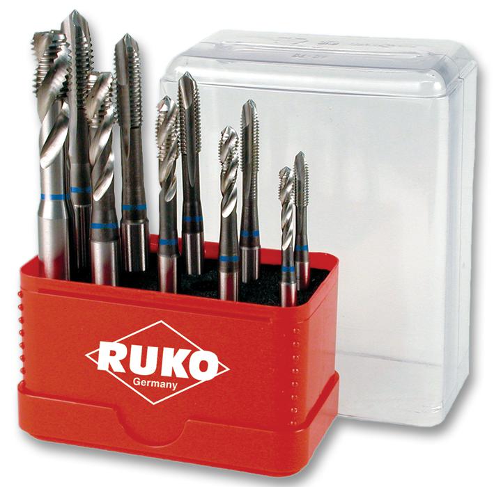 A245055E TAP SET, HSS, CO5, 10PC RUKO