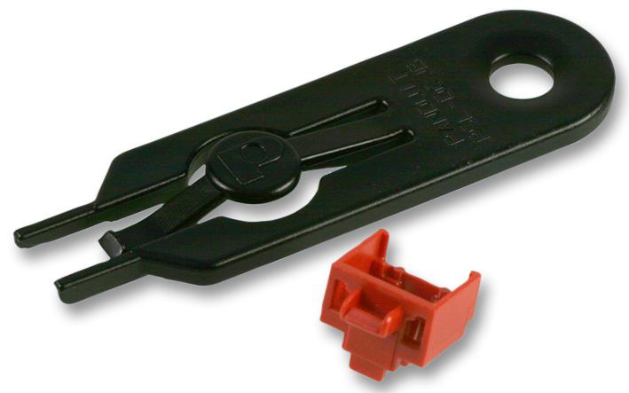 PSL-DCJB BLOCKOUT, RJ45, X10 AND TOOL, RED, PK10 PANDUIT