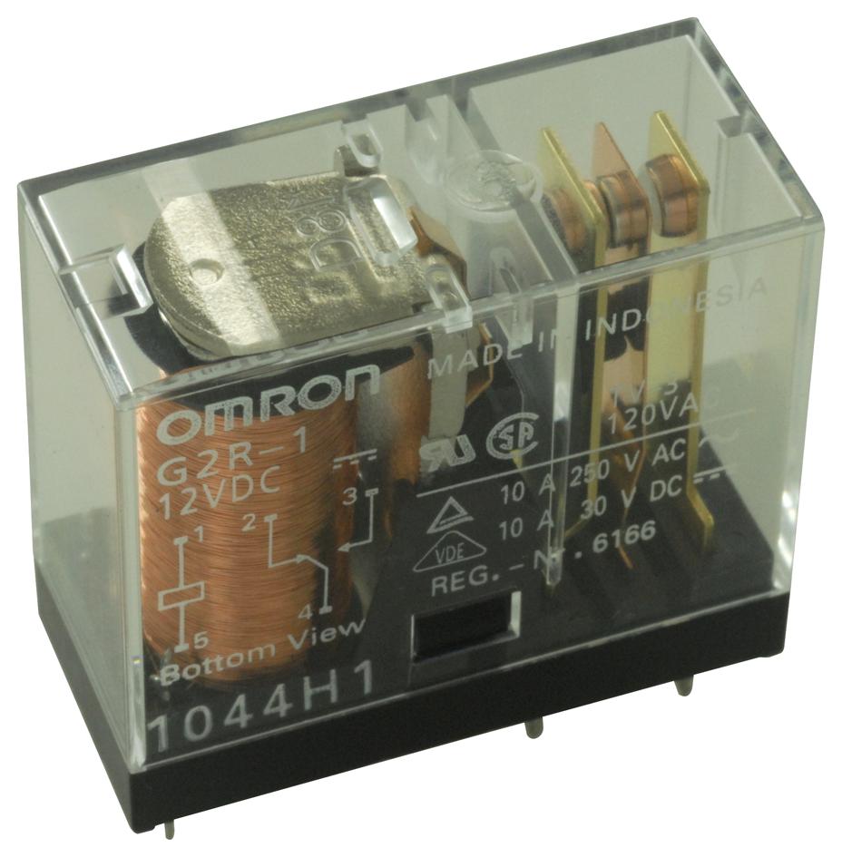 G2R-1  DC12 RELAY, SPDT, 250VAC, 30VDC, 10A OMRON
