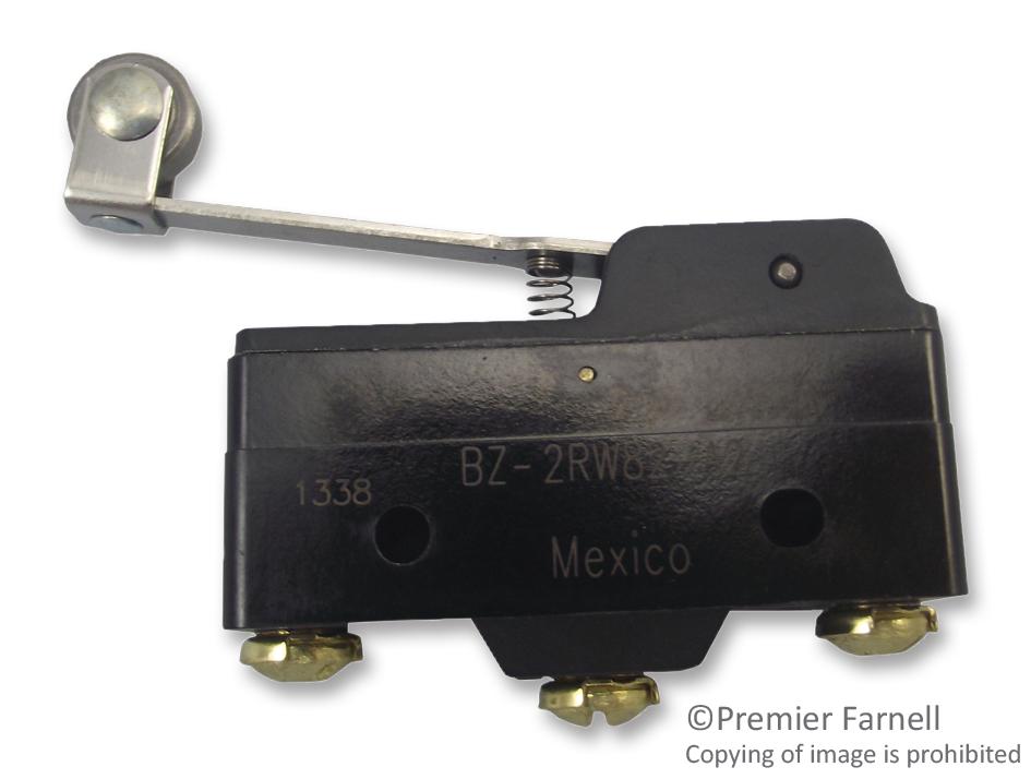 BZ-2RW82-A2 MICROSWITCH, ROLLER, SPDT, 15A, 125VAC HONEYWELL