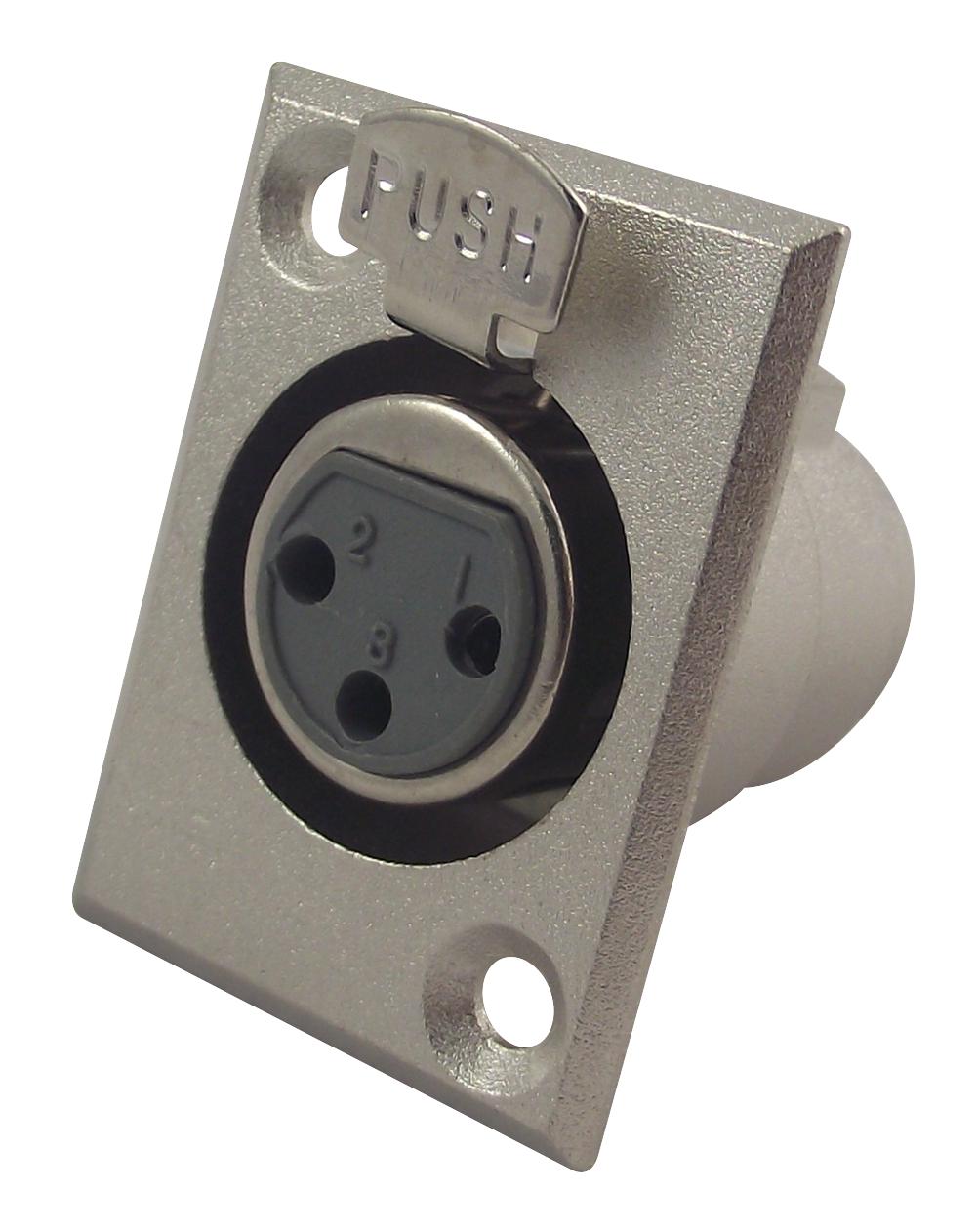 PSG01588 SOCKET, XLR, CHASSIS, 3POLE PRO SIGNAL