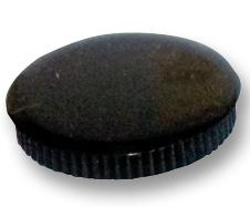 4309.0031 CAP, KNOB, MATT, BLACK MENTOR