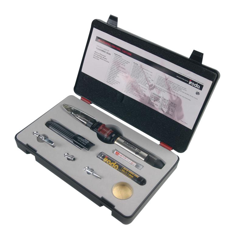 PRO-120K KIT, SOLDERING IRON, 500 DEG, GAS IRODA