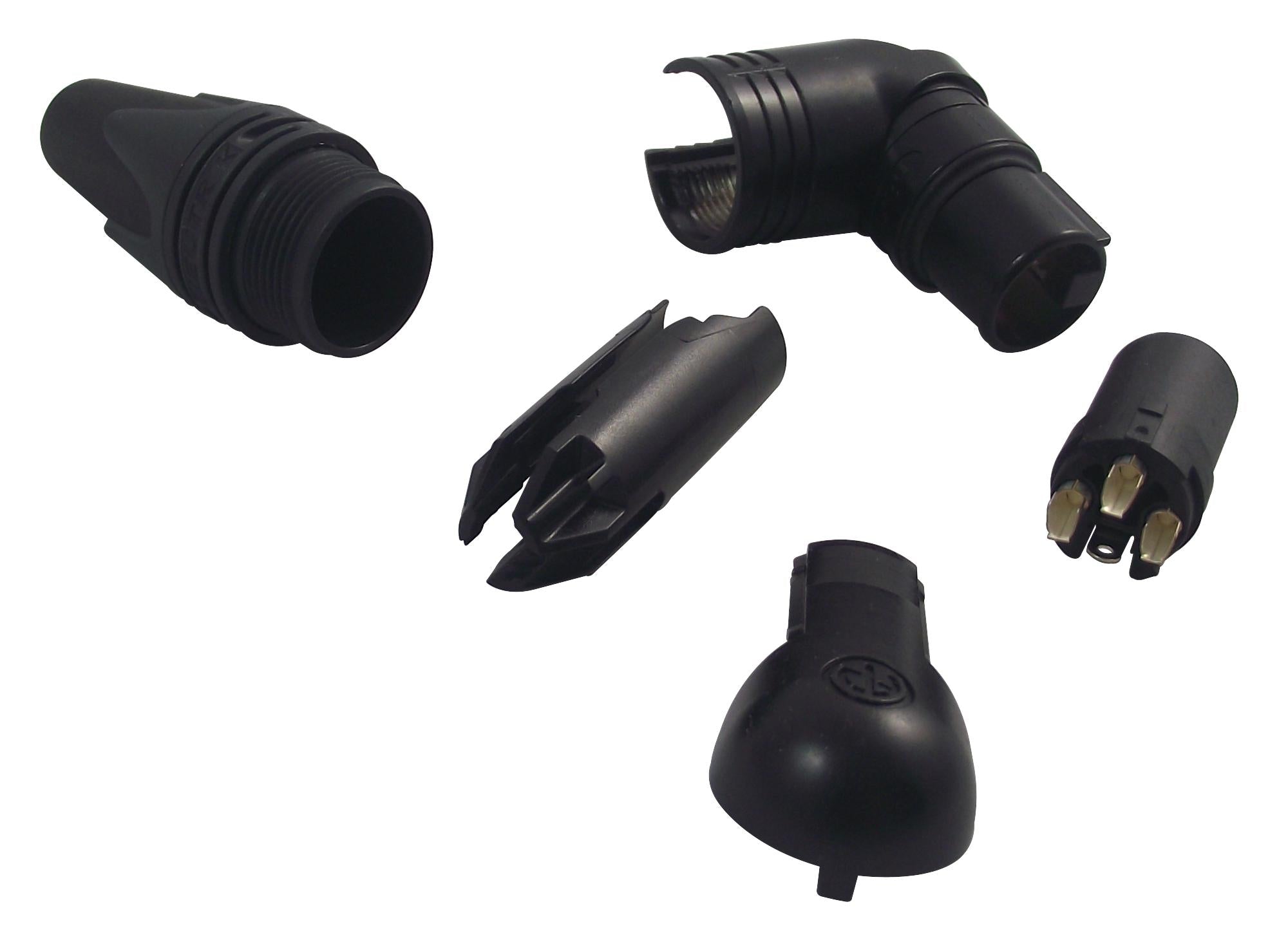 NC3FRX-BAG SOCKET, XLR, 90DEG, 3POLE NEUTRIK