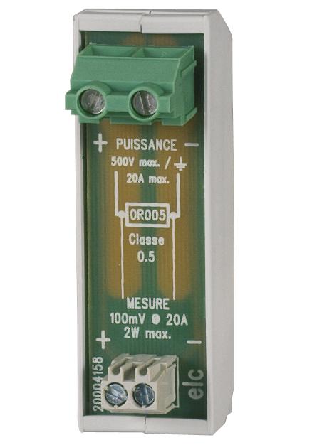 SH10020 SHUNT, SH10020, 20A 100MV, 1 CLASS ELC