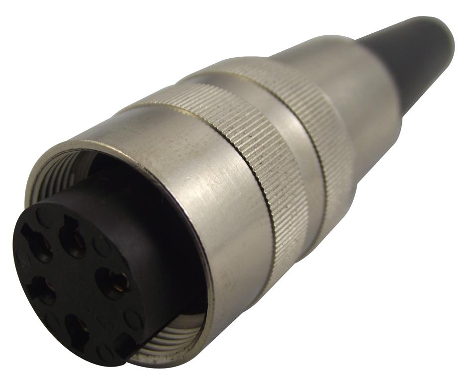 KV50/6 SOCKET, DIN, STRAIGHT, 5WAY LUMBERG