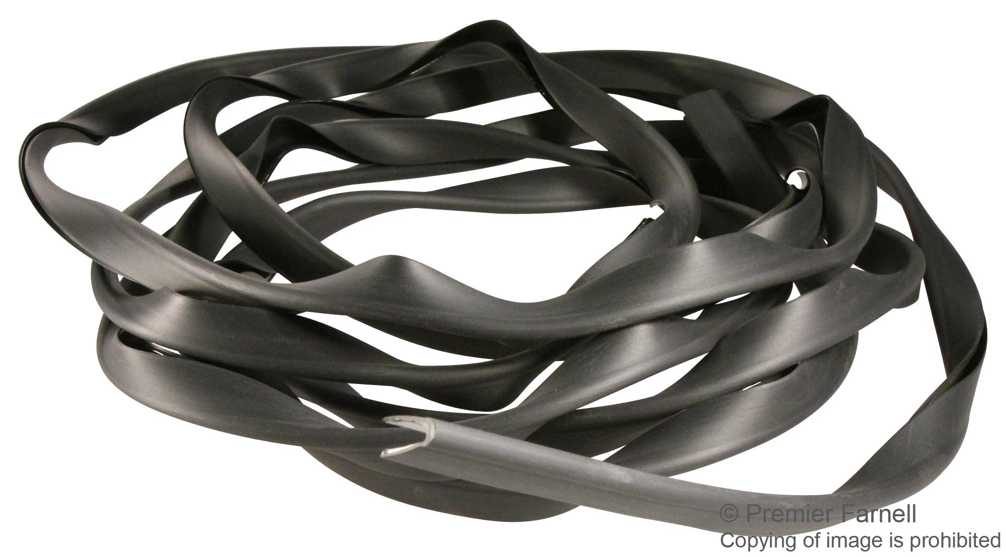 RAYRIM-NR9-O PANEL EDGING, PO, BLACK, 5.38MM, 5M RAYCHEM - TE CONNECTIVITY