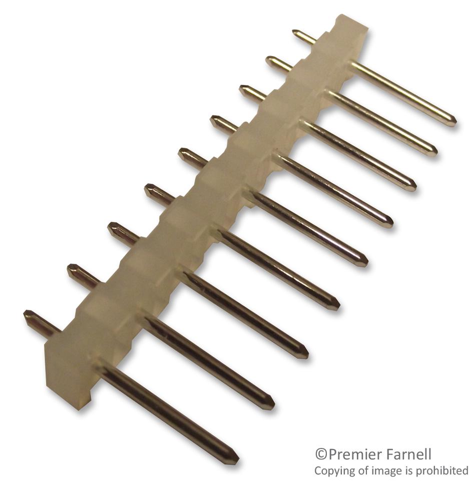 10-08-1091 CONNECTOR, HEADER, 8POS, 1ROW, 5.08MM MOLEX