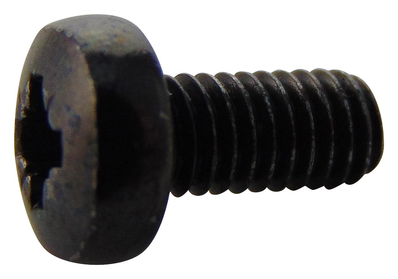 M36 PRSTMCB100- SCREW, POZI PAN, STEEL, BLK, M3X6, PK100 TR FASTENINGS