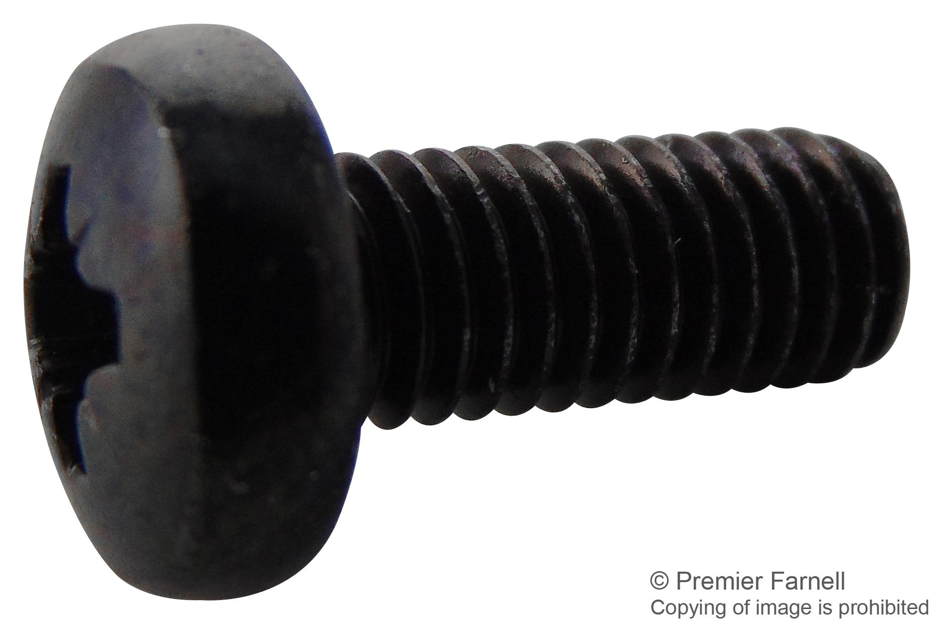 M512 PRSTMCB100- SCREW, POZI PAN, STEEL, BLK, M5X12,PK100 TR FASTENINGS