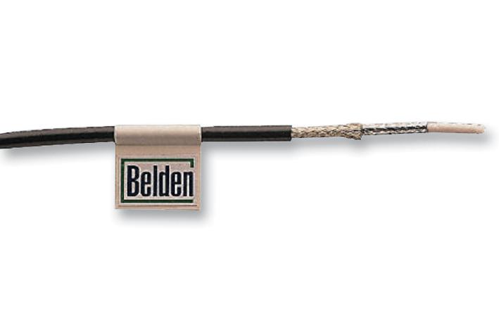 1865A 0101000 CABLE, COAX, BLACK, 3.81MM, 304.8M BELDEN