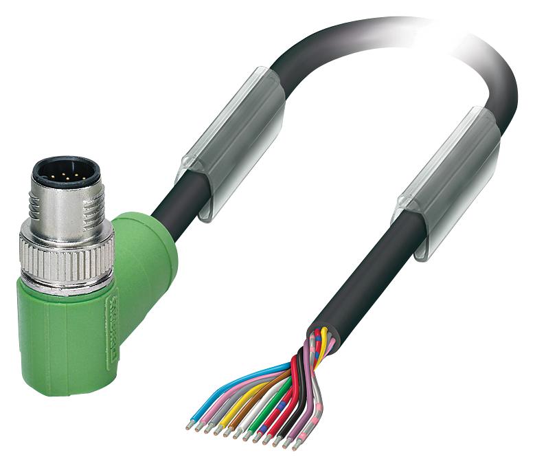 1430585 SENSOR CORD, 12P, M12 PLUG-FREE END, 3M PHOENIX CONTACT