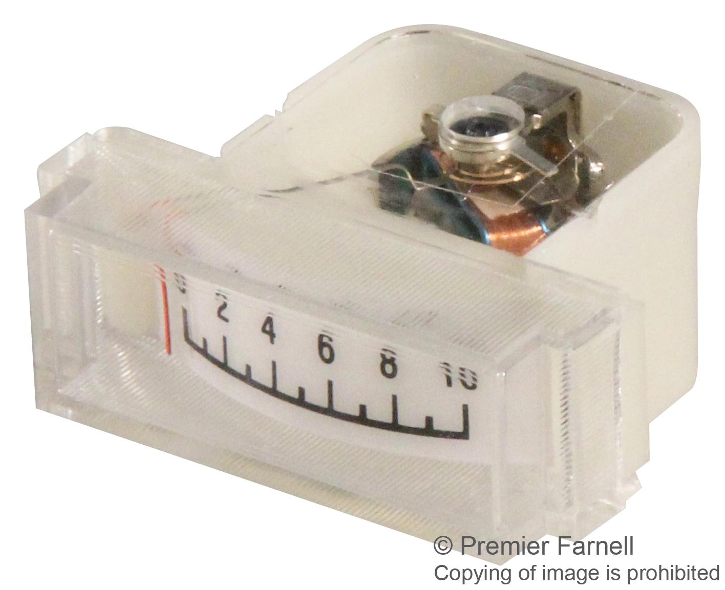 MC34H/0-100 METER, EDGE INDICATING, 100UA MULTICOMP