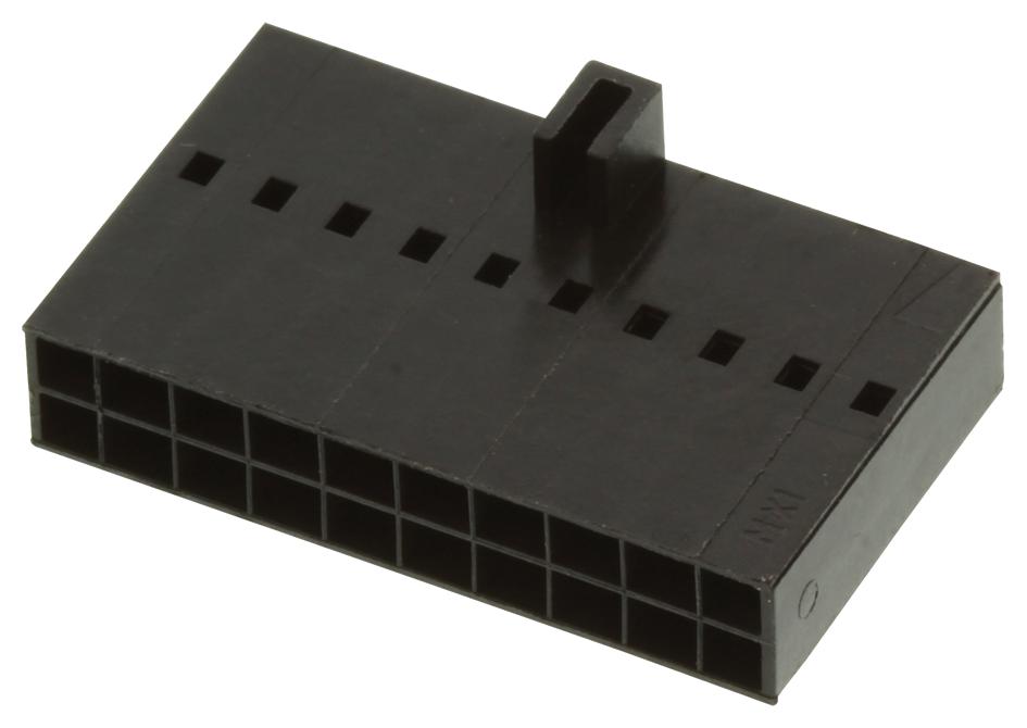 22-55-2202 CONNECTOR HOUSING, RCPT, 20POS, 2.54MM MOLEX