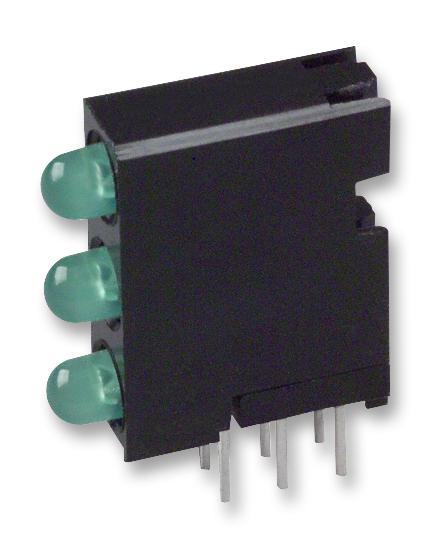 564-0200-222F LED, PCB, 3MM, GRN-GRN-GRN DIALIGHT