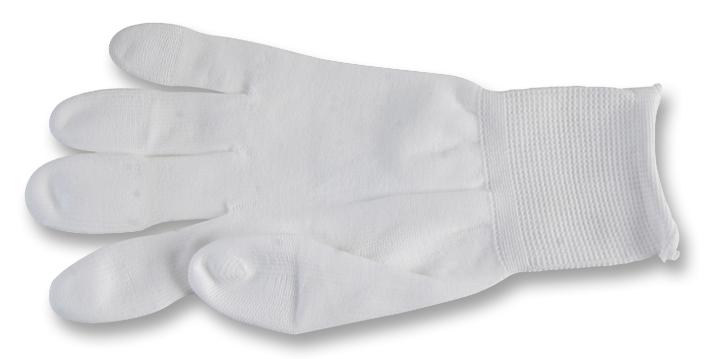 109-0920 ESD PU TIP GLOVES, NYLON, S, PK10 MULTICOMP