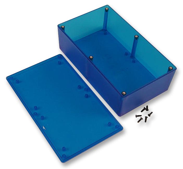 1591XXETBU BOX, ABS, BLUE, 193X113X61MM HAMMOND