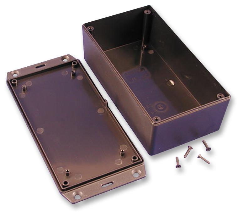 1591XXASFLBK BOX, ABS, FLANGED, 100X51X25MM HAMMOND