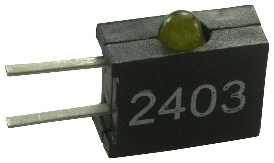 555-2403F LED, PCB, 2MM, 5V, YELLOW DIALIGHT