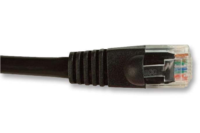 2965-15BK PATCH LEAD, CAT5E, BLACK, 15M VIDEK