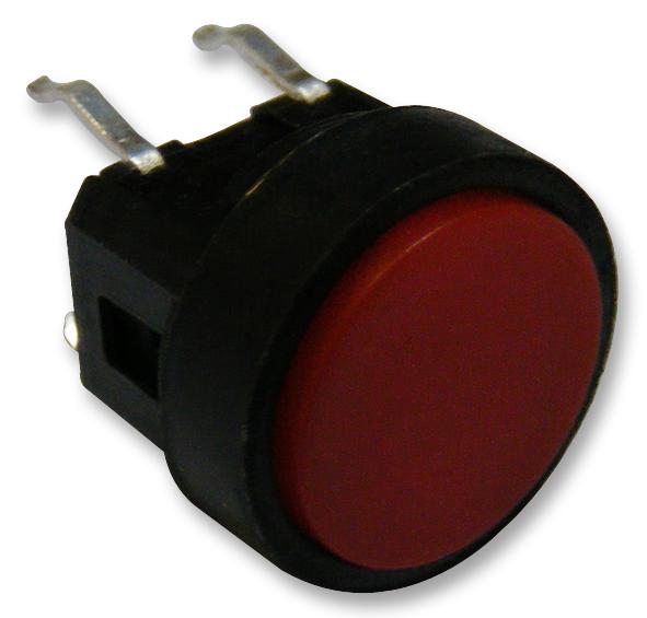 TS0B23 SWITCH, PUSH BUTTON, ROUND, SPST, RED MULTICOMP PRO
