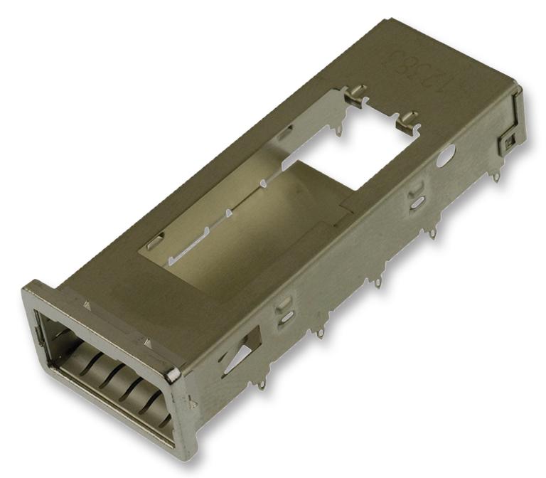 1551891-1 CAGE, 1X1, BEHIND BEZEL, ZQSFP+ TE CONNECTIVITY