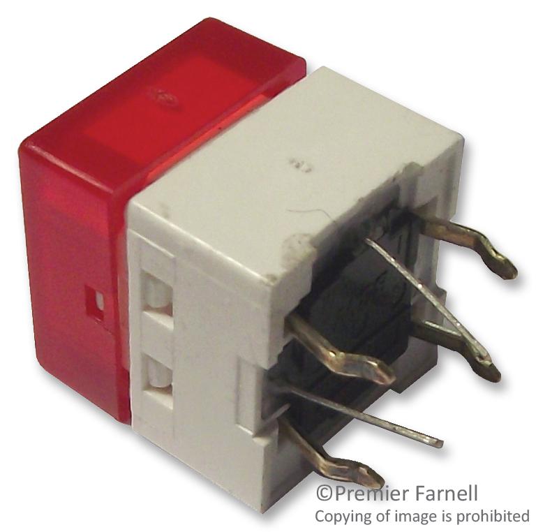 B3W-9000-R1R SWITCH, ILLUMINATED, PCB, RED OMRON