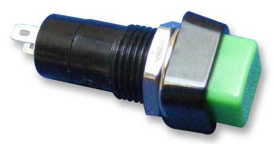R13-23A-05-BG SWITCH, SPST, MOM, GREEN MULTICOMP PRO