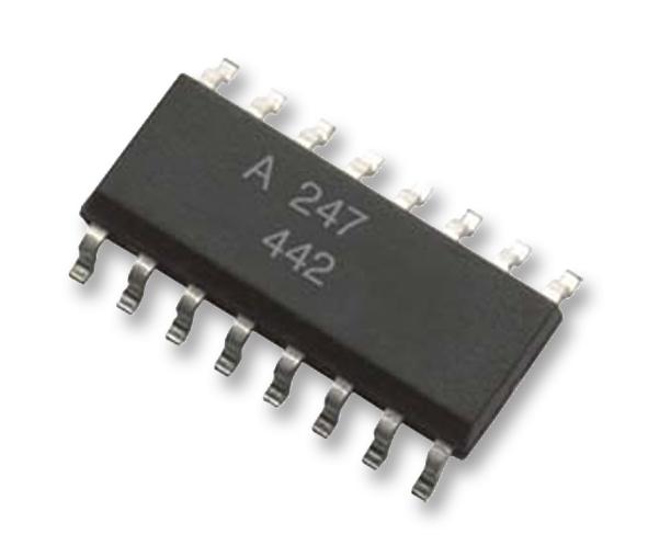 ACPL-247-500E OPTOCOUPLER, QUAD, SMD, DC I/P BROADCOM