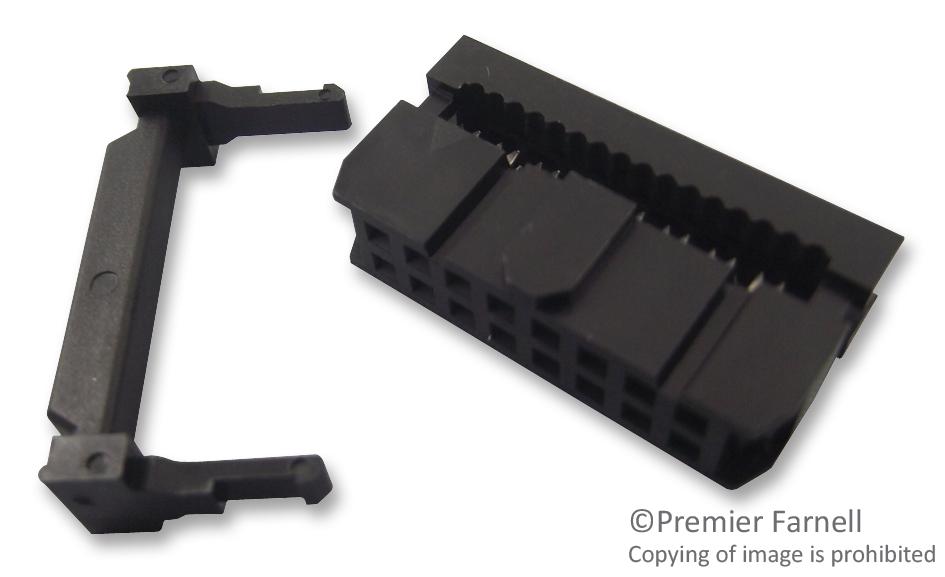 61201623021 SOCKET, 2.54MM, IDC, W/STRAIN, 16WAY WURTH ELEKTRONIK