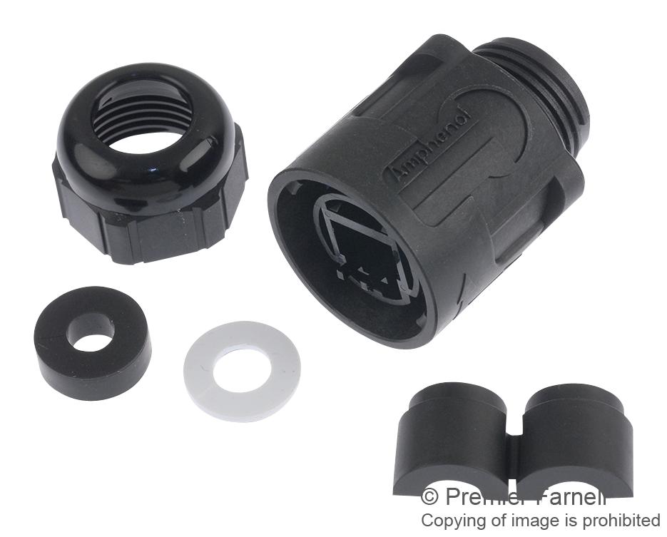 RJFRB6 CONNECTOR, SEALED ETHERNET AMPHENOL PCD