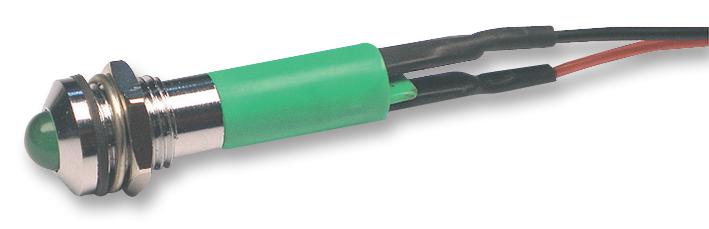 NLD29W803520500 LED INDICATOR, 24V YLW NLD ELECTRONIC