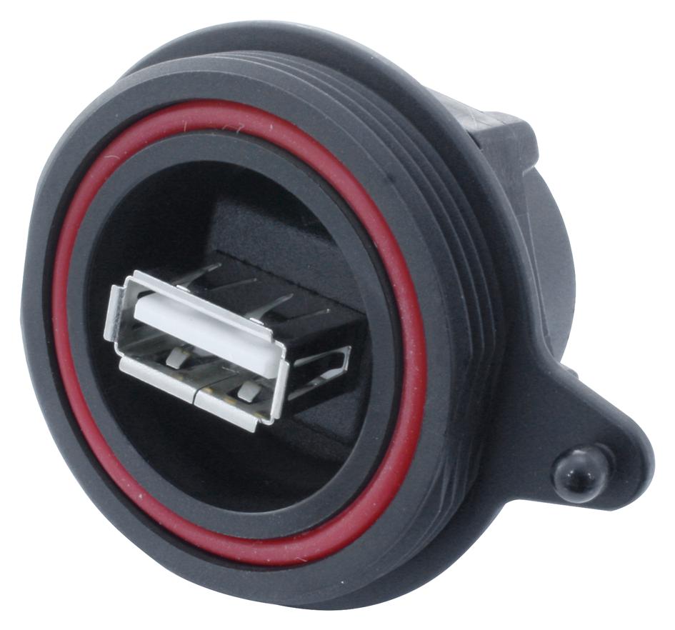 SCRU-01 USB ADAPTOR, 2.0 TYPE A-TYPE B, IP68 SAMTEC
