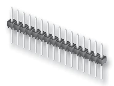 TSW-112-07-G-S HEADER, 2.54MM, SINGLE, 12WAY SAMTEC