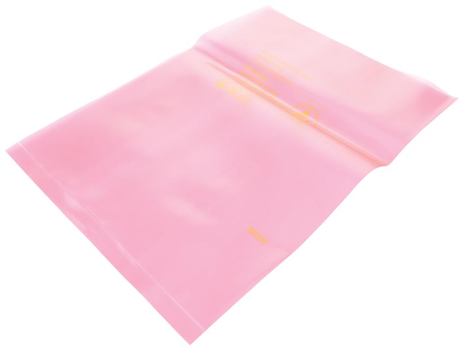 001-0021F PINK ANTISTATIC BAG, 254MM X 355.6MM MULTICOMP
