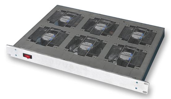 FT600SP30-01 FAN TRAY, 6 FANS, IEC PLUG & SWITCH EBM-PAPST