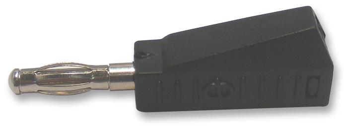 A-1.107.B PLUG, 19A, 4MM, CABLE, BLACK MULTICOMP