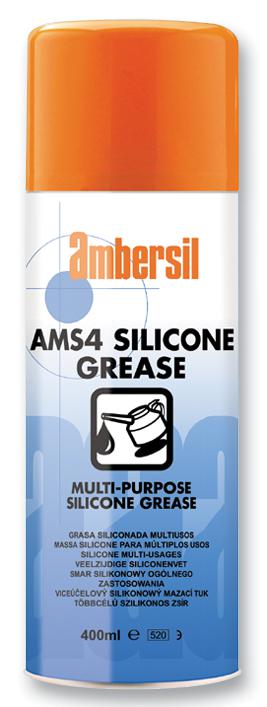 6130008500 GREASE, SILICONE, 400ML AEROSOL AMBERSIL