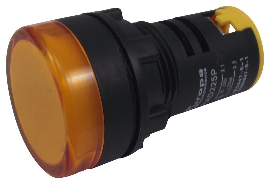 RAD225P 22MM SWITCHES LED PILOT AMBER 230V MULTICOMP