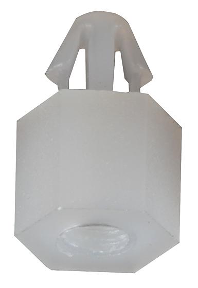 D01463 PCB SPACER SUPPORT, NYLON66, NATURAL DURATOOL