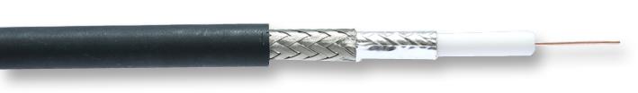 1505ANH.00305 CABLE, COAX, RG59/U, BLACK, 304.8M BELDEN
