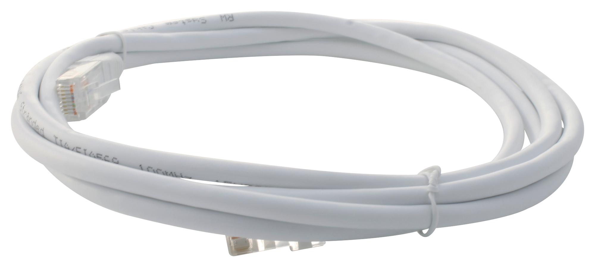 PS11003 LEAD PATCH CAT 5E 2.00M WHITE PRO SIGNAL