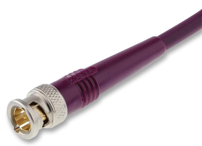 R142077712 RF COAXIAL, BNC, STRAIGHT PLUG, 75OHM RADIALL