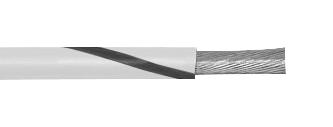1855/19 WB005 HOOK-UP WIRE, 22AWG, WHT/BLK, 30M ALPHA WIRE
