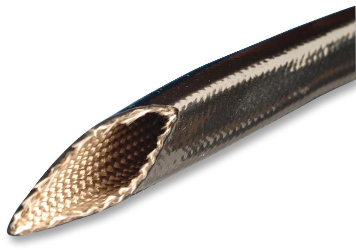 PIF13012 BK005 SLEEVING, BRAID, BLK, 2.16MM, 30.5M ALPHA WIRE