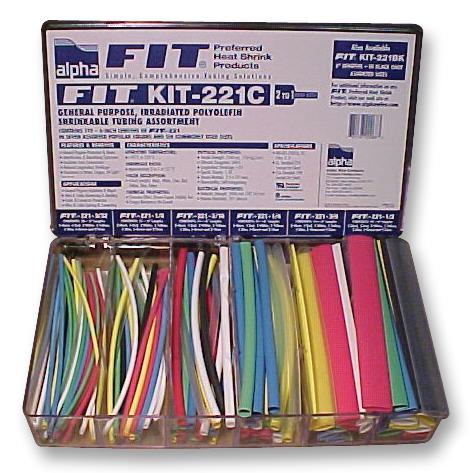 FITKIT221C MC032 KIT, HEATSHRINK, PK119 ALPHA WIRE