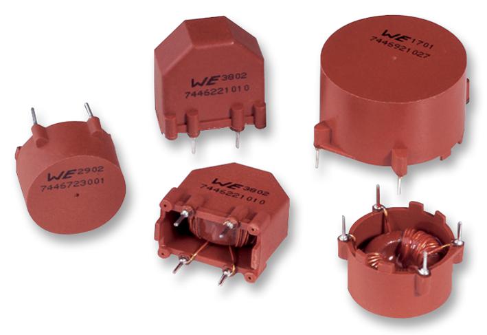 7446322010 CHOKE, COMMON MODE, 10MH, 1.9A WURTH ELEKTRONIK