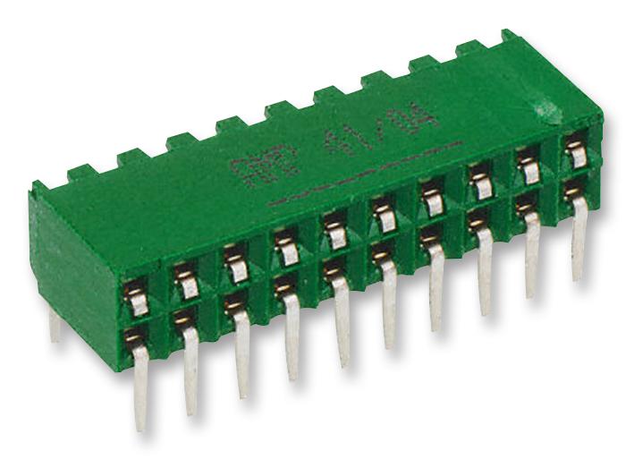 216604-6 BTB CONNECTOR, RCPT, 12POS, 2ROW, THT AMP - TE CONNECTIVITY