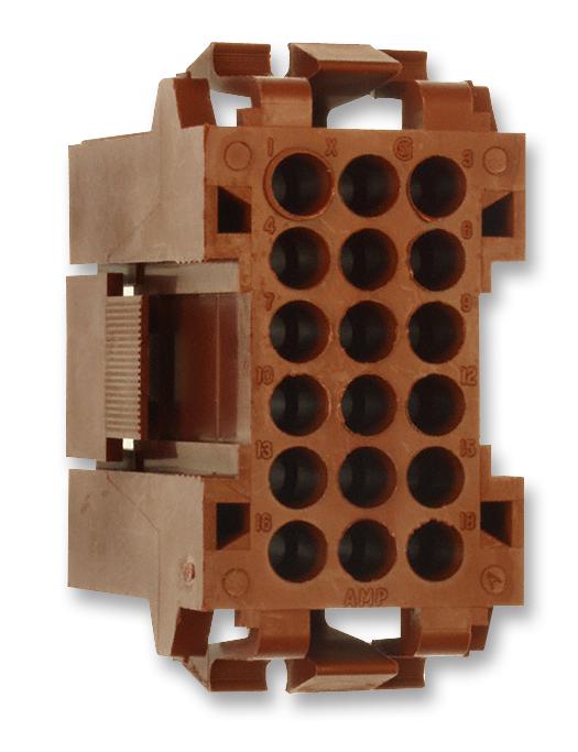 207443-1 HOUSING, RECEPTACLE, 18WAY, 5 AMP - TE CONNECTIVITY